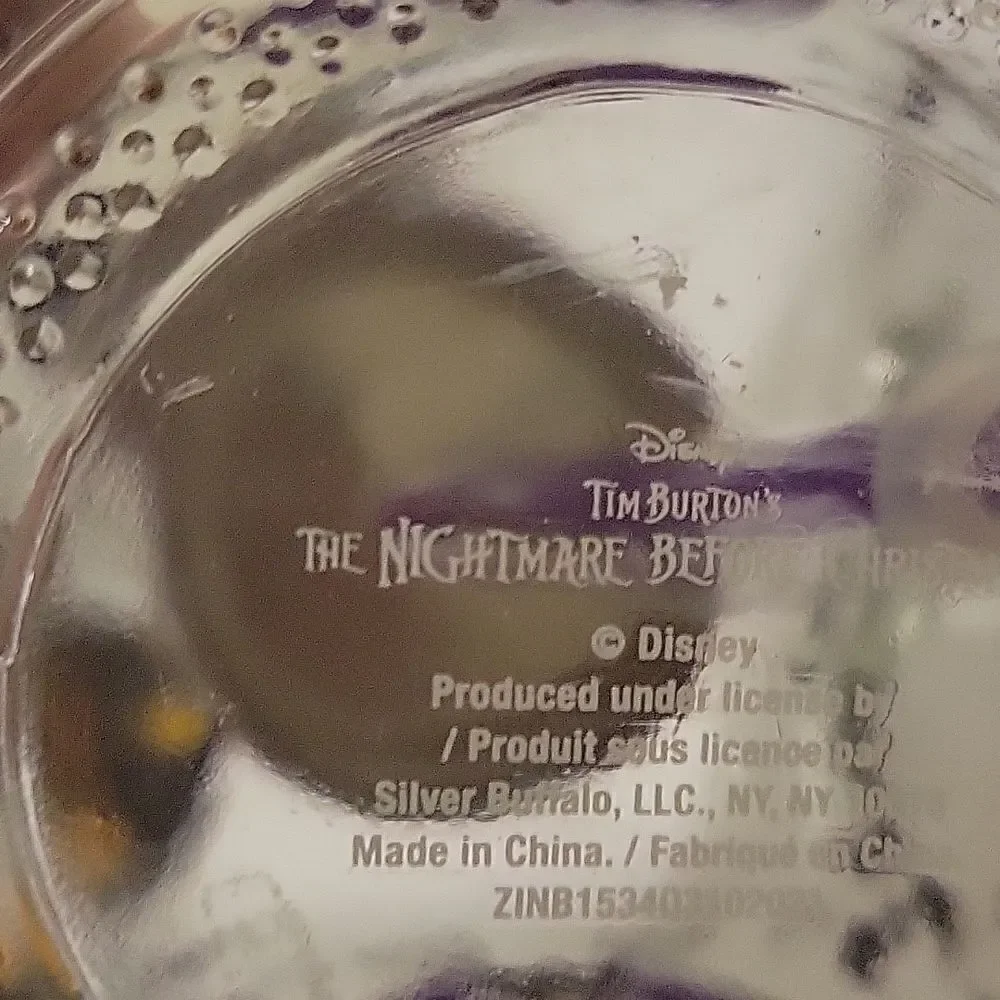 Nightmare before Christmas Mason Jar Jack Skellington NEW